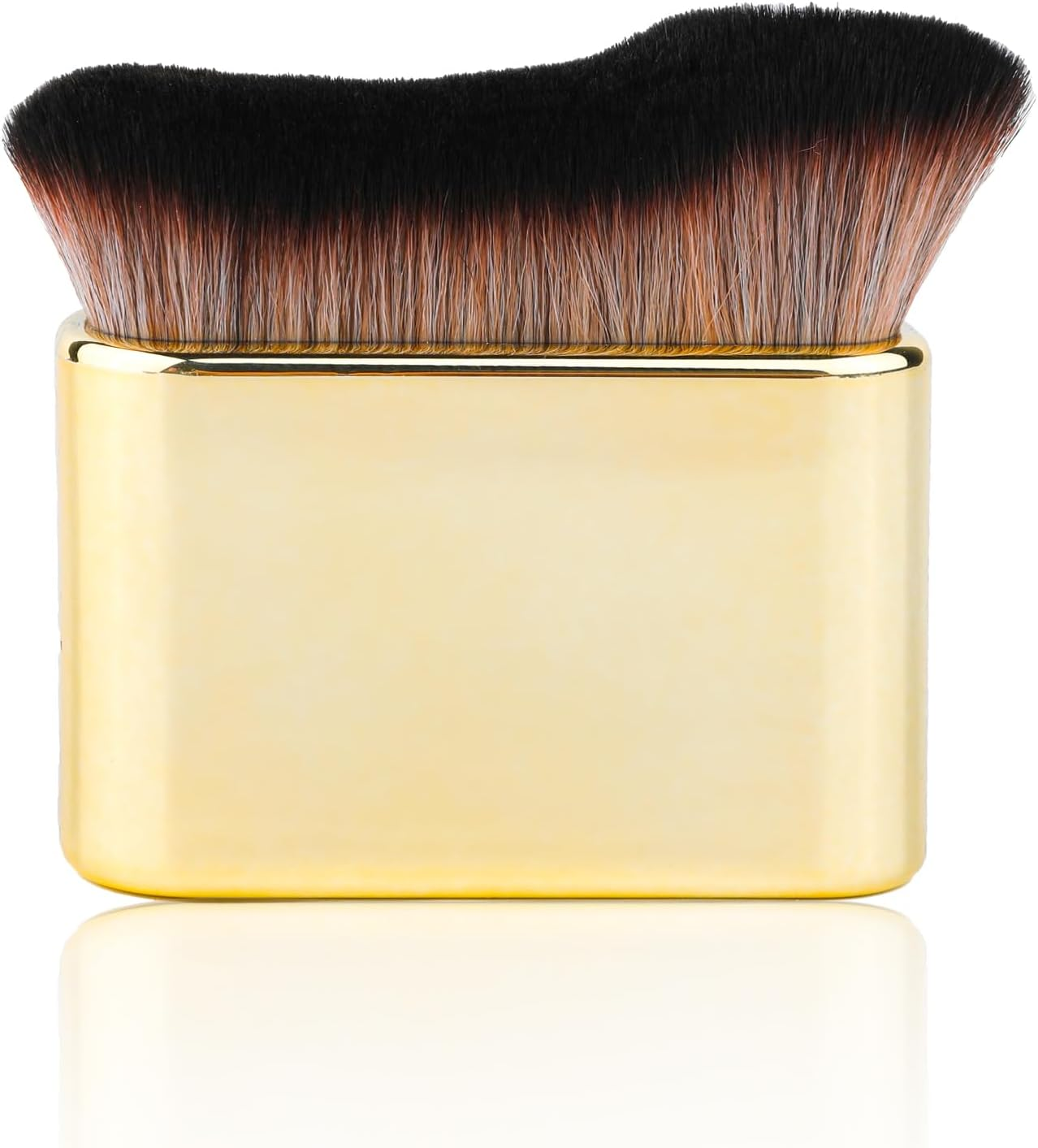 Self Tanning Brush, Soft Self Tanner Brush Applicator Portable Tanning Brush Foundation Body Makeup Brushes for Face and Body (Gold) image number 3