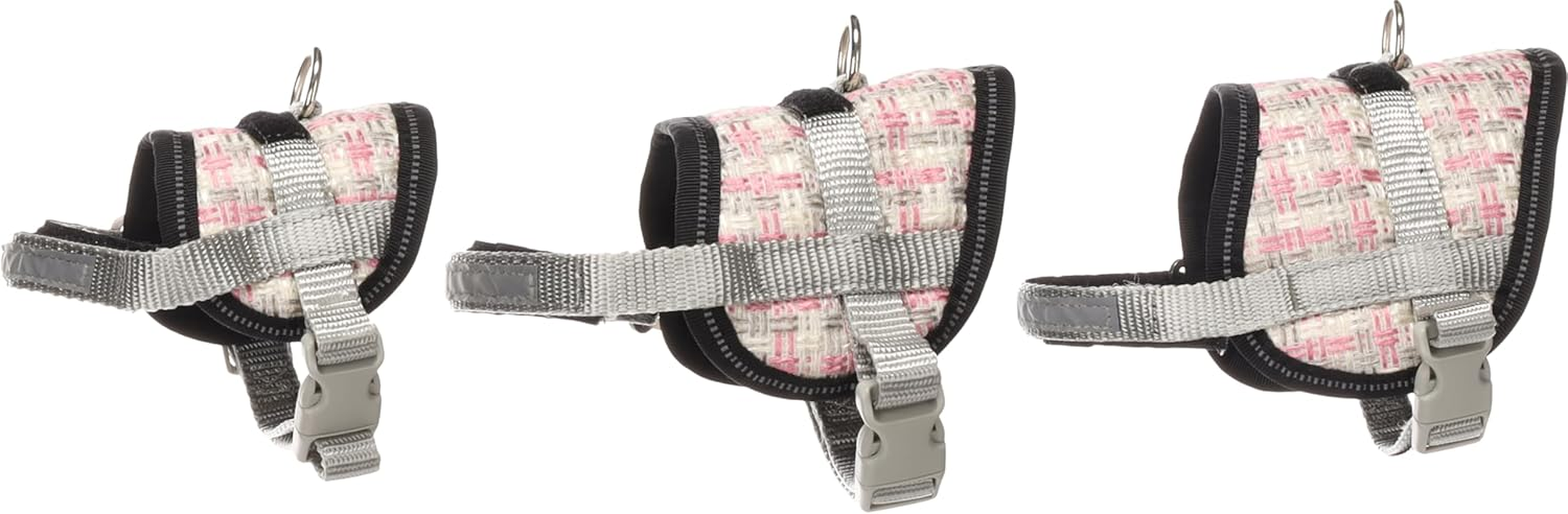 Flamingo Eeny Meeny Dog Harness Grey & Pink XS 14-22 Cm 26-35 Cm 7.5 Cm 15 Mm image number 3