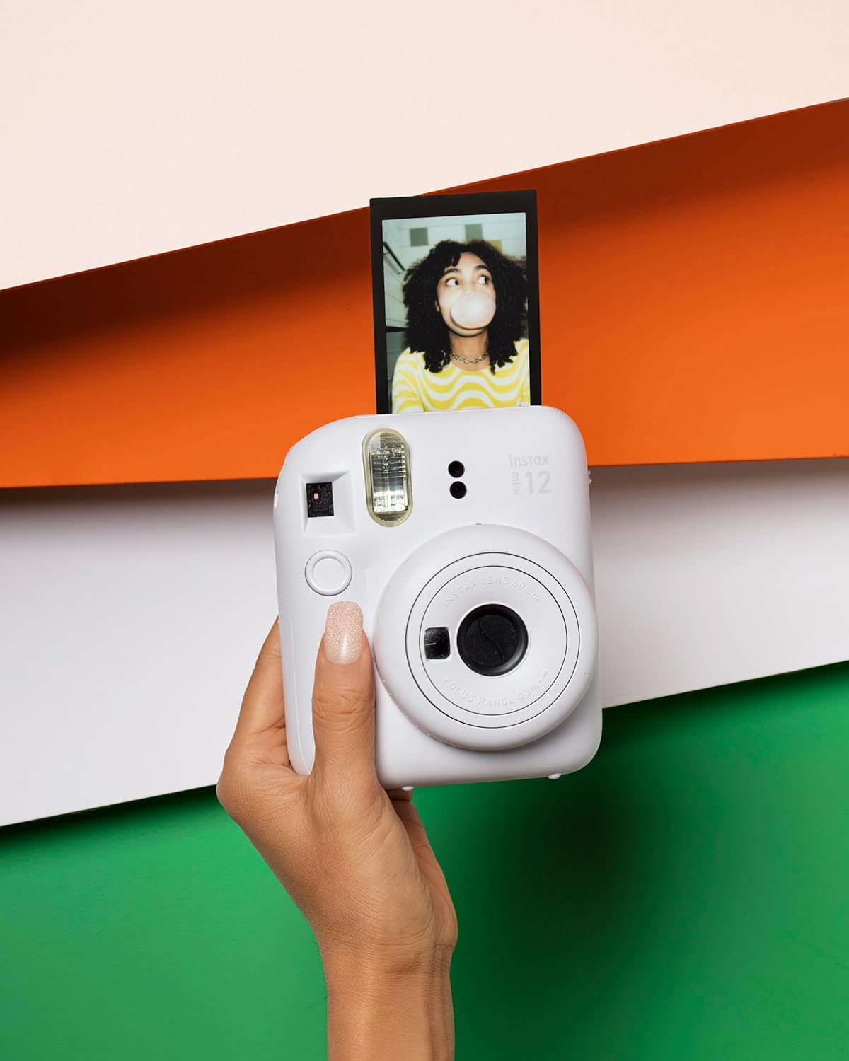 Instax Fujifilm Mini 12 Xmas Camera Kit Bundle, Clay White image number 3