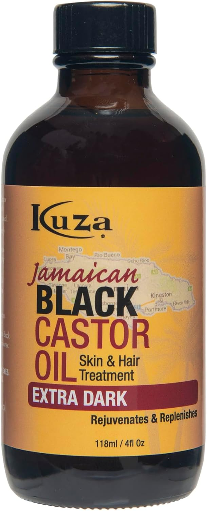 Kuza Naturals Extra Dark Jamaican Castor Oil, Black image number 4
