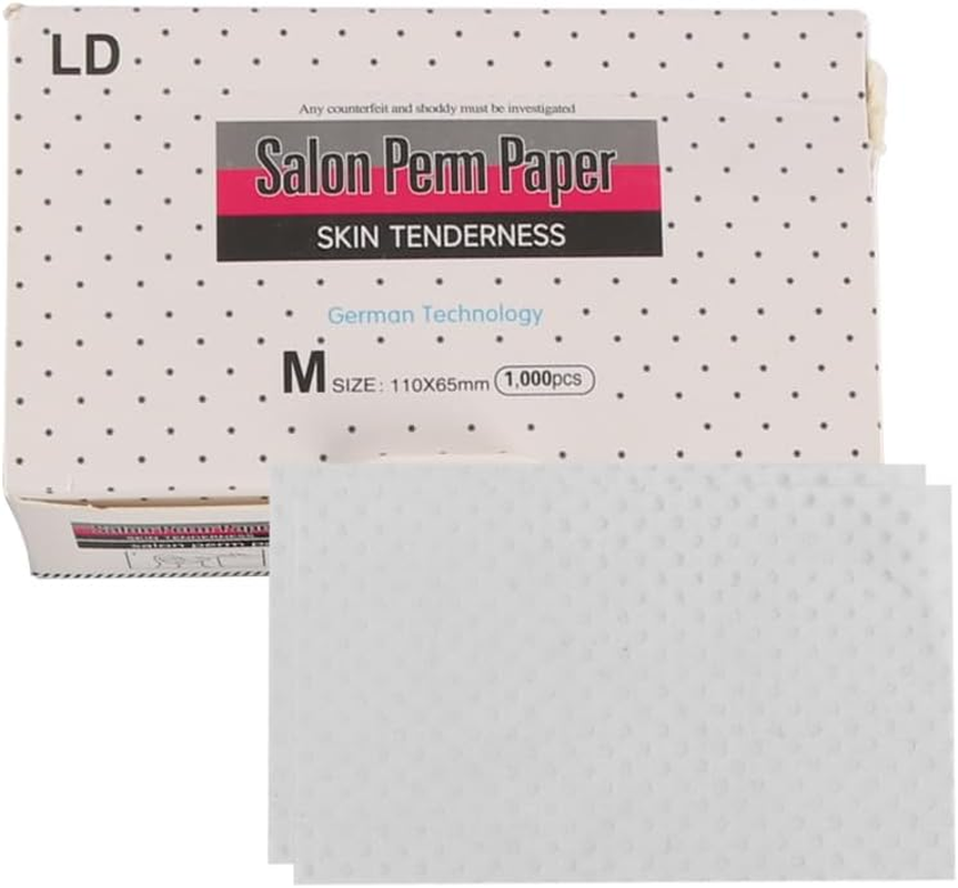 Laroal 1000 Pieces Perm Paper, Ultra Thin Lace Perm Sheets, Breathable Curling Paper, Professional Lace Sheets for Salon Use at Home or Hairdresser image number 6