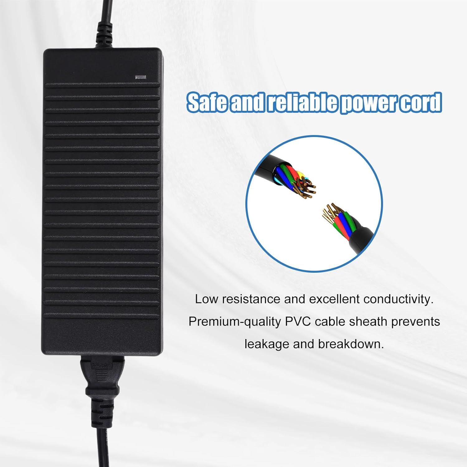 AC to DC 110V to 12V Converter, 10A 120W Power Supply Car Cigarette Lighter Socket Adapter with Wall Plug for Car Electronics Refrigerator Vacuum Cleaner Tire Inflator and More image number 6