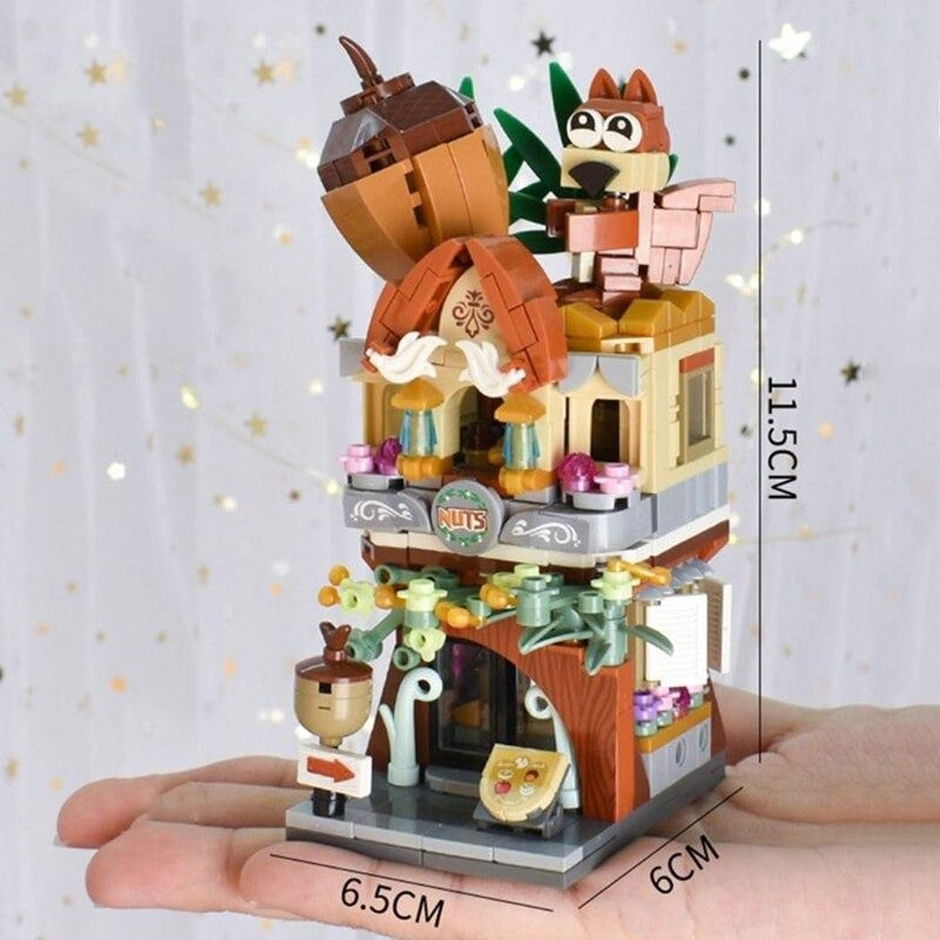 LOZ Building Blocks Educational Toy Modern Street View Architecture Model Nuts Store Houses Model Building Compatible with  Creator image number 2
