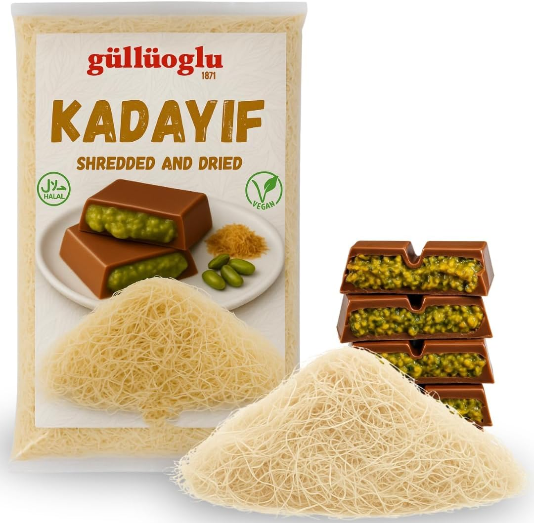 500 Gr Gulluoglu Kadayif, Kataifi, Ingredient for Dubai Chocolate Dried Kadayif image number 5
