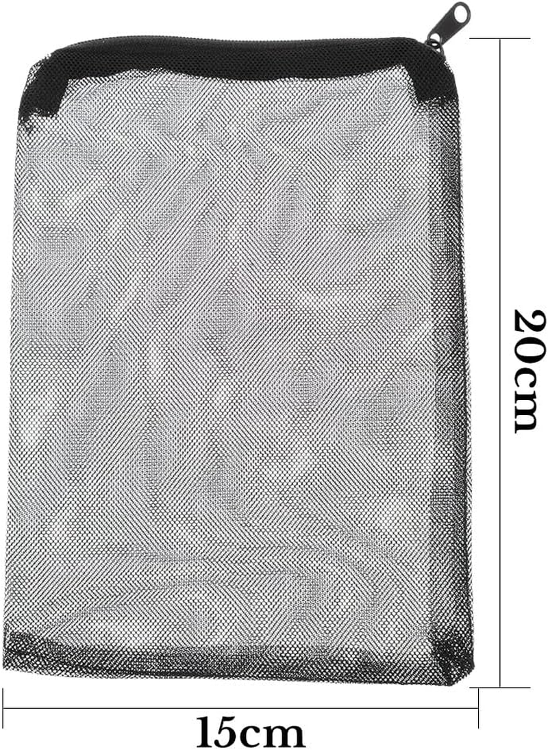 10PCS Aquarium Filter Bag Fish Tank Bio Ball Media Mesh Storage Net Bag with Zip image number 4