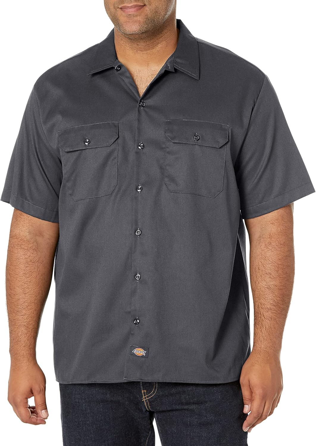 Dickies Men'S Short-Sleeve Flex Twill Work Shirt