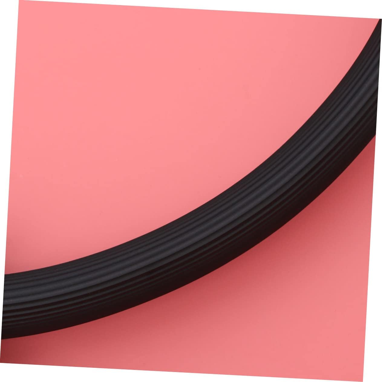 KOMBIUDA 1Pc Fitness Circle Ring Circle Exercises Pilates Circle Pilates Ring Yoga Pilates Exercise Circle Pilates Resistance Circle Workout Household Appliances Unbreakable Purple Balance - Black image number 3