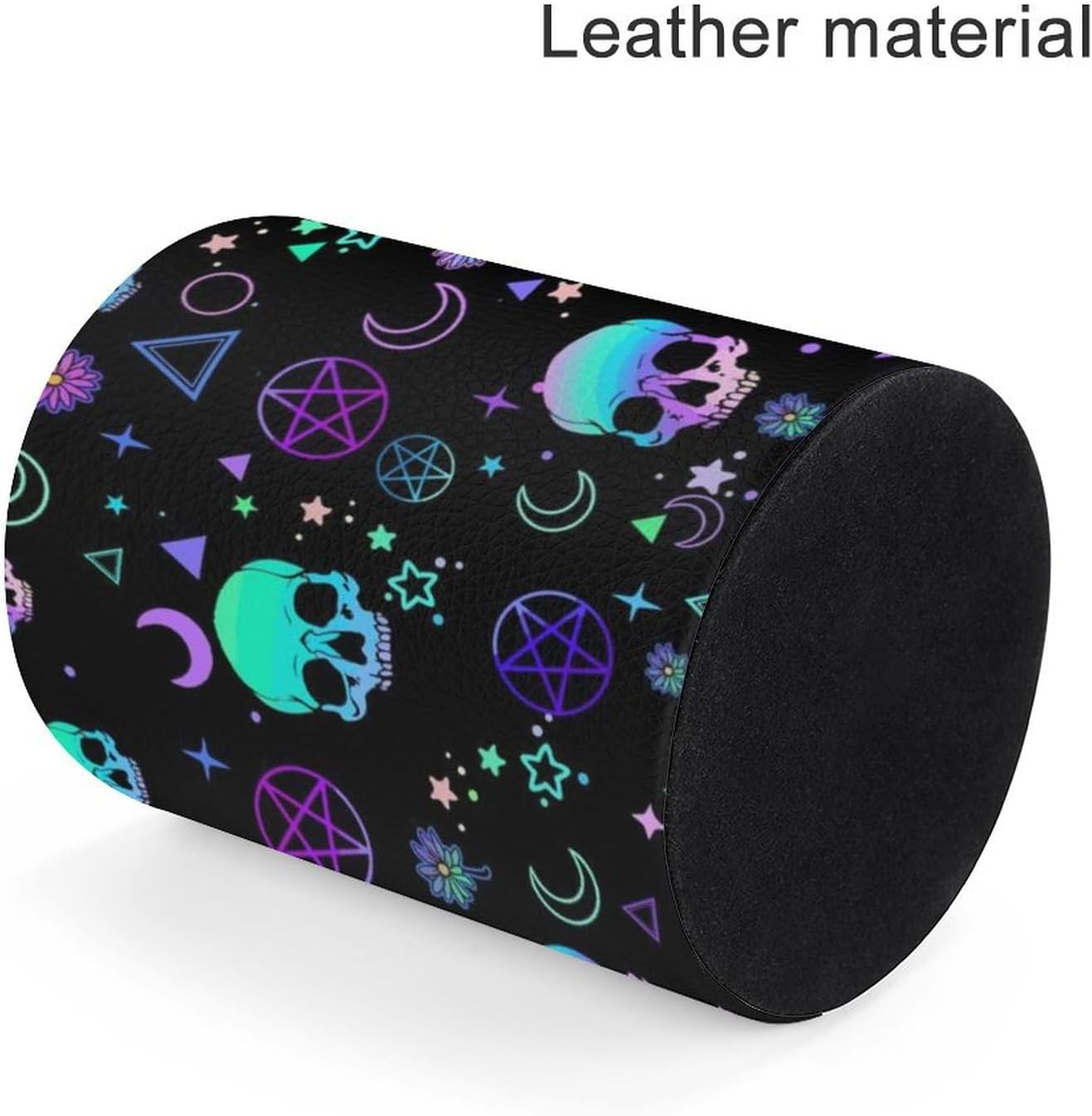 Magic Skull Pen Holder Pencil Organizer Cute Pencil Cup Desk Decor Makeup Brush Holder PU Multifunctional Office Suppliesfor Home Classroom School image number 2