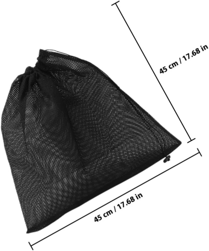 4Pcs Polyester Pump Filter Bags with Drawstring Mesh Mesh Bag for Swimming Pool Pumps Lightweight Tear-Resistant Filter Pouch for Debris Protection image number 4