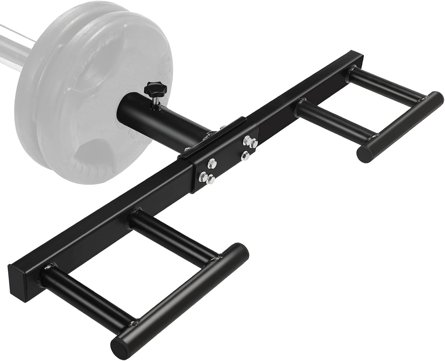 BRTGYM Viking Press Landmine Handle Attachment,For 2 Inch Olympic Barbell, Heavy Iron Made Home Gym Equipment for Deadlift Squat Row Press Workout image number 4
