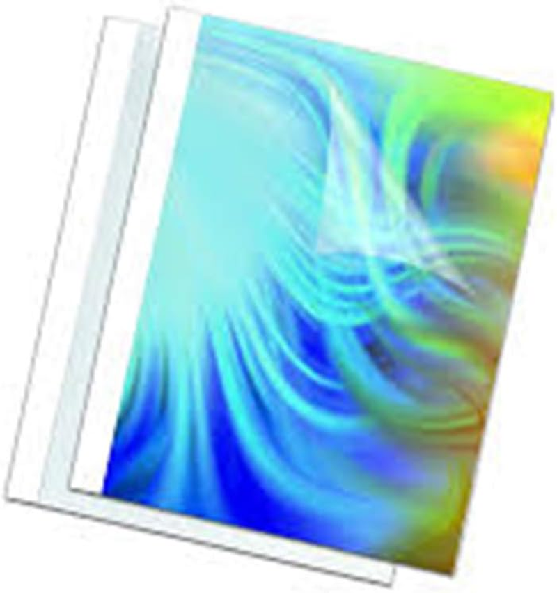 Fellowes Thermal Binding Covers Standard 150 Micron Front (PVC) / 200 G/M&sup2; Glossy Spine White image number 1
