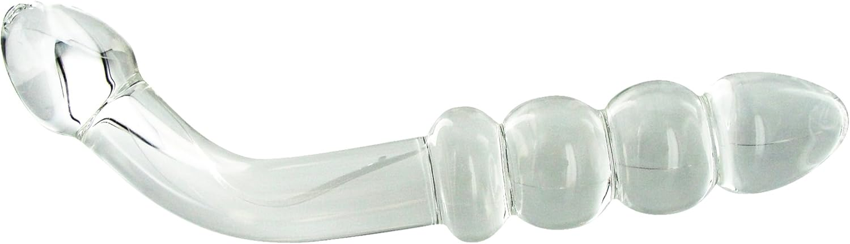 Prisms Erotic Glass - Hamsa Glass Dildo - Clear