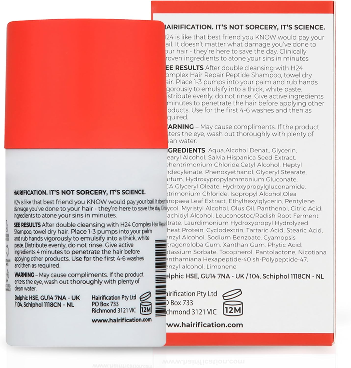 Hairification H24 Leave-In Repair Hair Mask for Women, Leave-In Conditioning Treatment for Damaged, Dry or Chemically Treated Hair, Helps Protect from Heat Damage for Soft and Smooth Hair - 50Ml image number 5