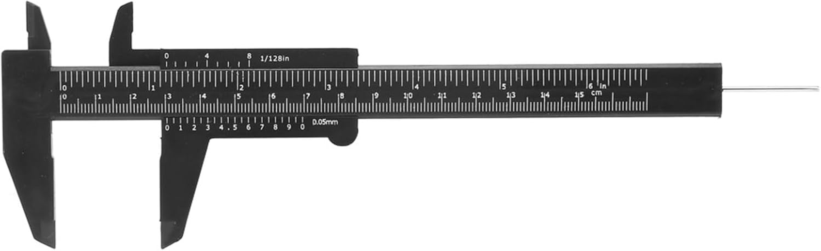 Vernier Caliper, 150Mm Double Ruler Portable Scale for Antique Measuring for School for Jewelry Measuring for Exhibition Gifts (Black)