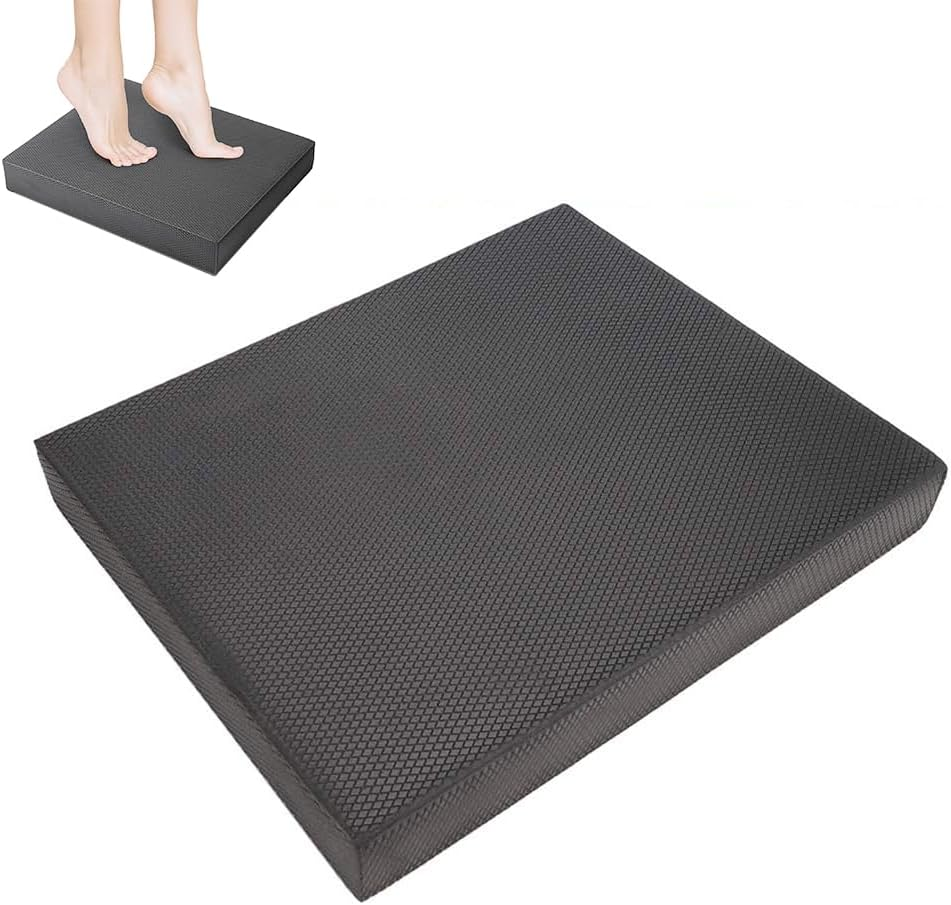Extra Thick Exercise Balance Pad, Foam Yoga and Knee Pad, Non-Slip Core Stability Disc for Physical Therapy, Balance Workouts, Strength Training, and Floor Exercises image number 1