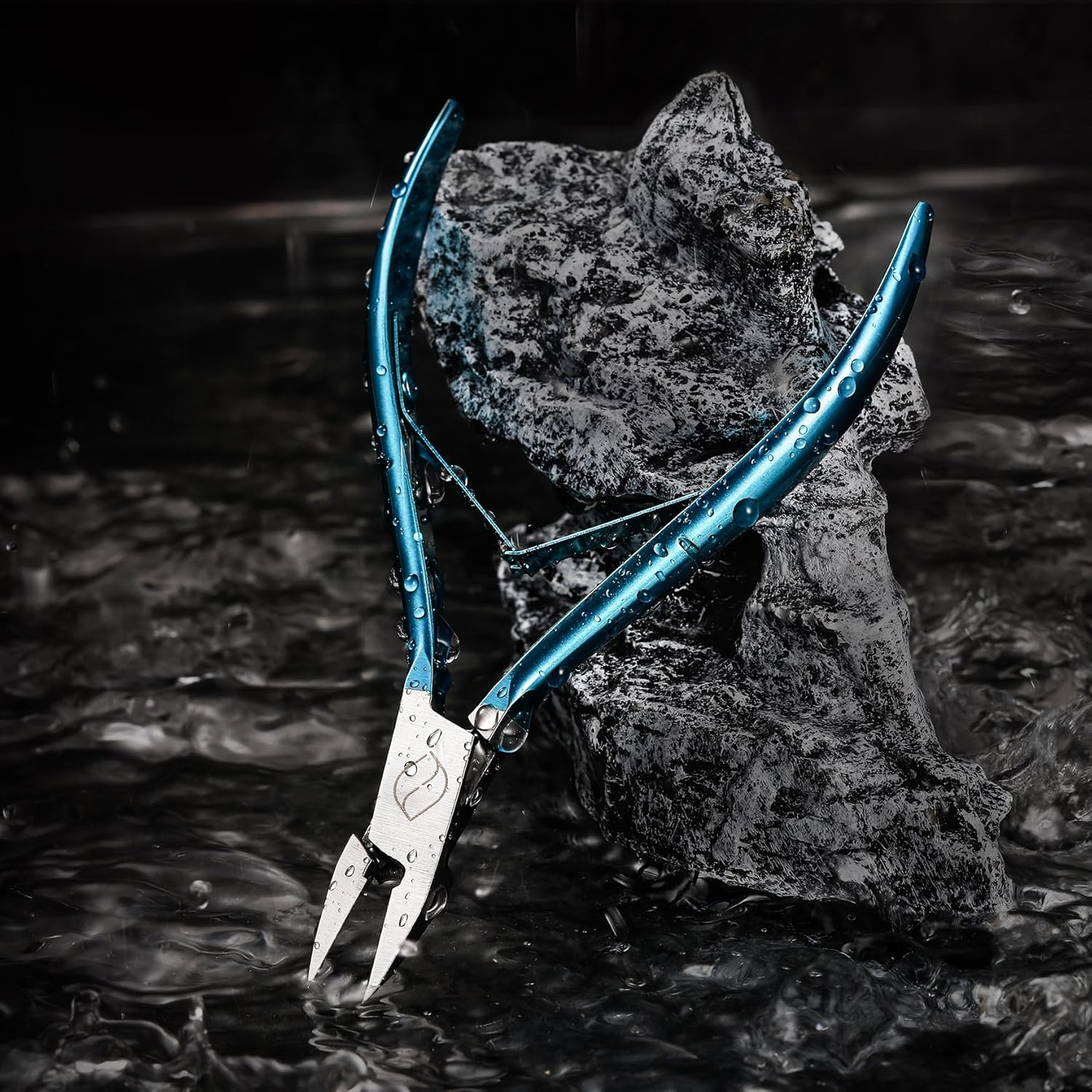 FERYES Ingrown Toenail Clippers Straight Blade Toe Nail Clippers for Thick Nails for Seniors, Stainless Steel Nail Clippers for Thick Toenails - Ultra-Slim 16Mm Blade Fingernail Clippers - Black image number 3