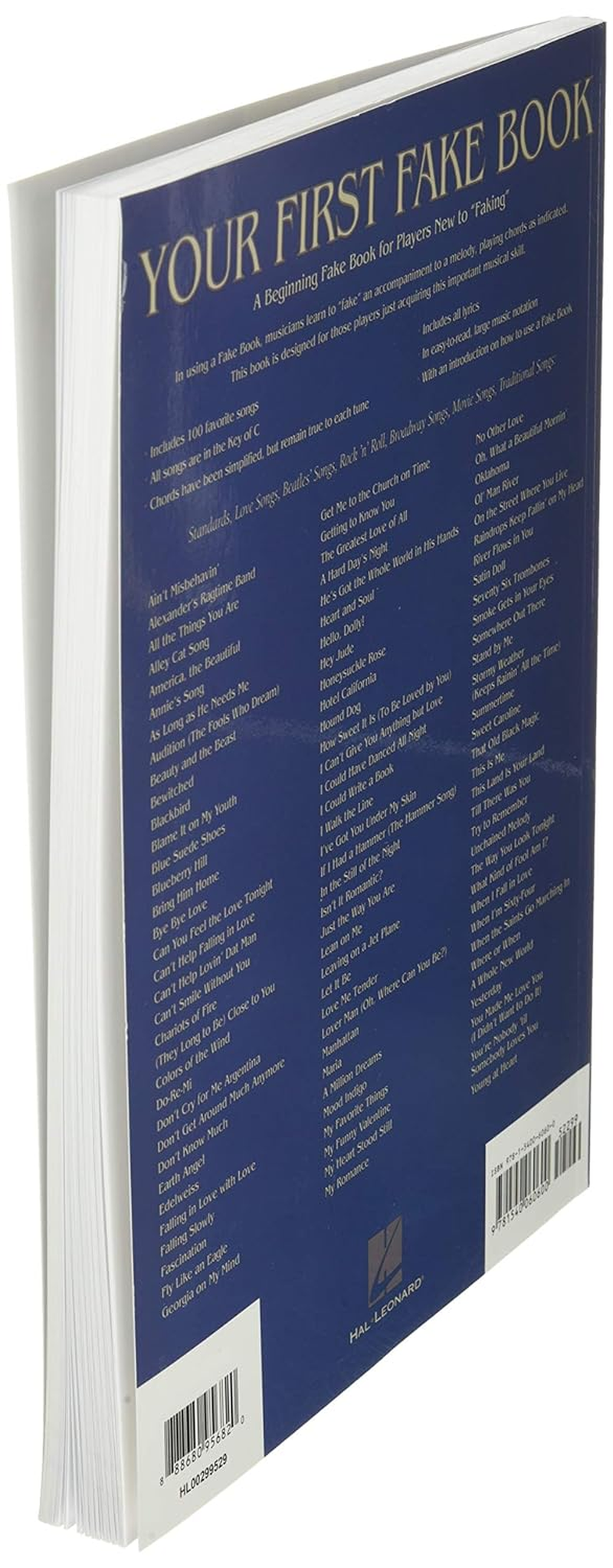 Your First Fake Book - C Edition Beginner Piano Songbook with Large Notation Simplified Chords A: Featuring Large Music Notation, Lyrics, & Simplified Harmonies C Edition image number 2