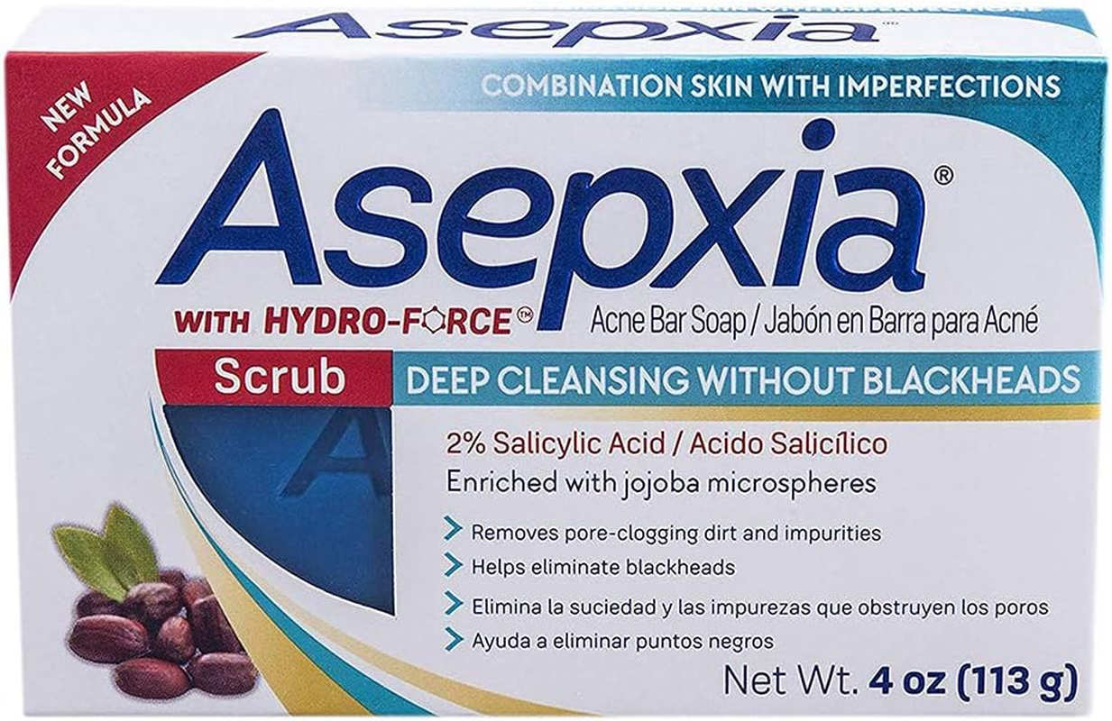 Asepxia Scrub Exfoliante Cleansing Bar Soap 4 Oz (Pack of 12) image number 4