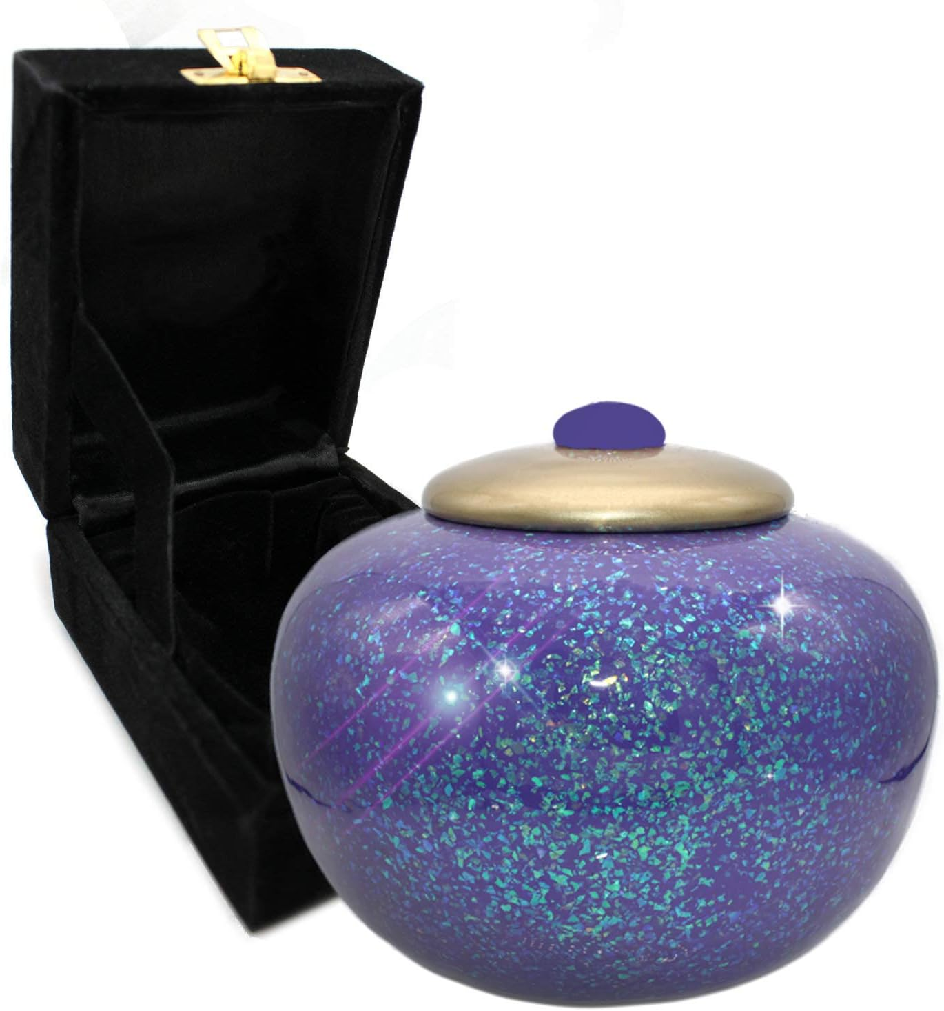 Sparkling Prismatic Cremation Urn for Ashes Adult Male - Beautifully Handcrafted Decorative Urns & Personalized Cremation Urn for Ashes for Women