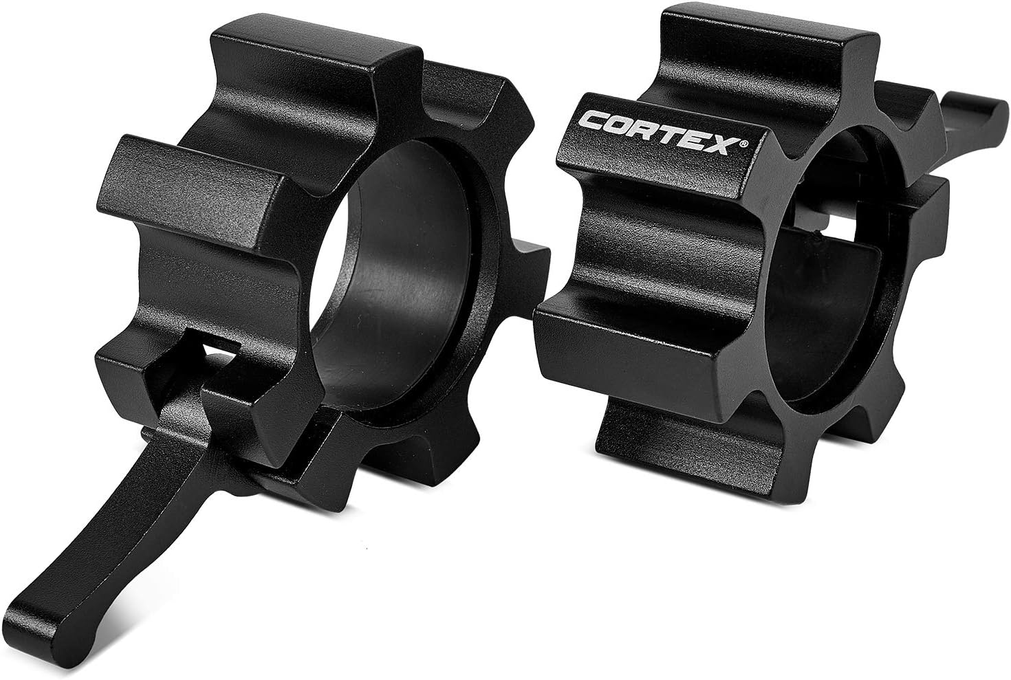 CORTEX Olympic Aluminium Collars Weight Lifting Weight Plate Bars Home Gym Set image number 1