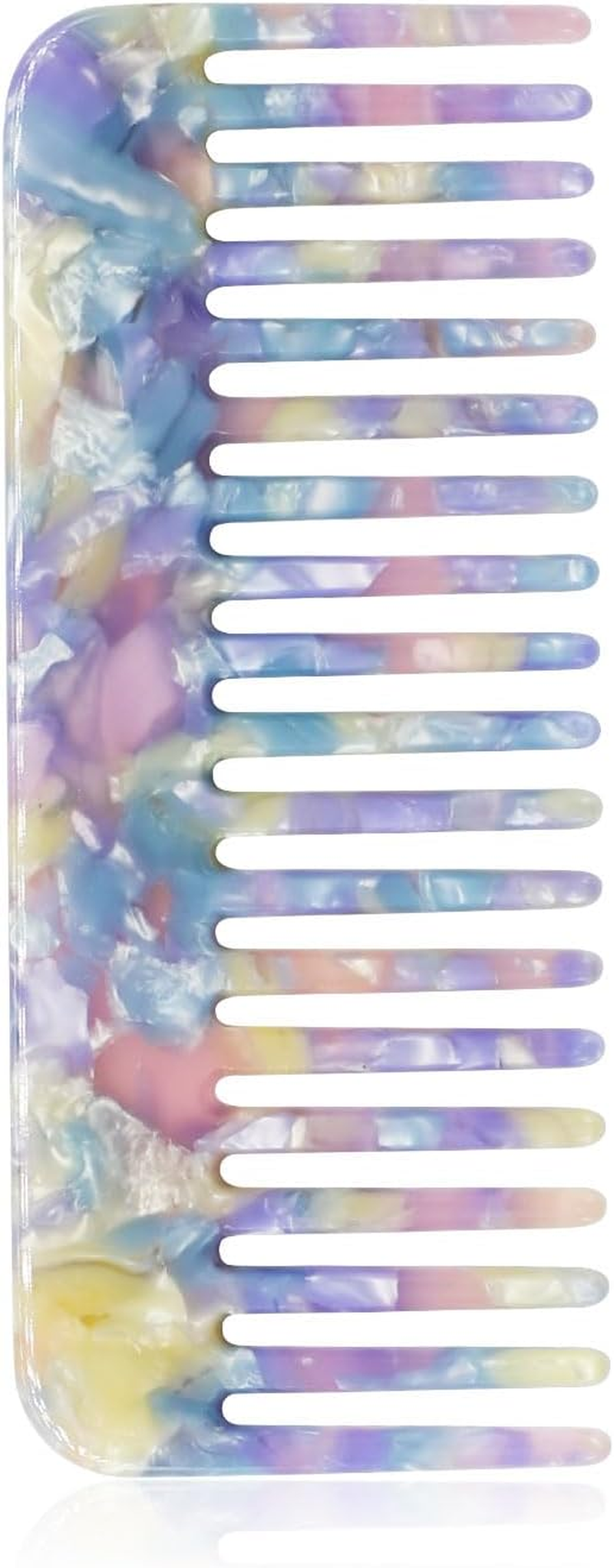 ALLY-MAGIC Wide Tooth Comb Large Hair Detangling Comb No Handle Detangler Combs for Curly Wet Dry Thick Curly Wavy Hair Y4-FXFS (White) image number 6