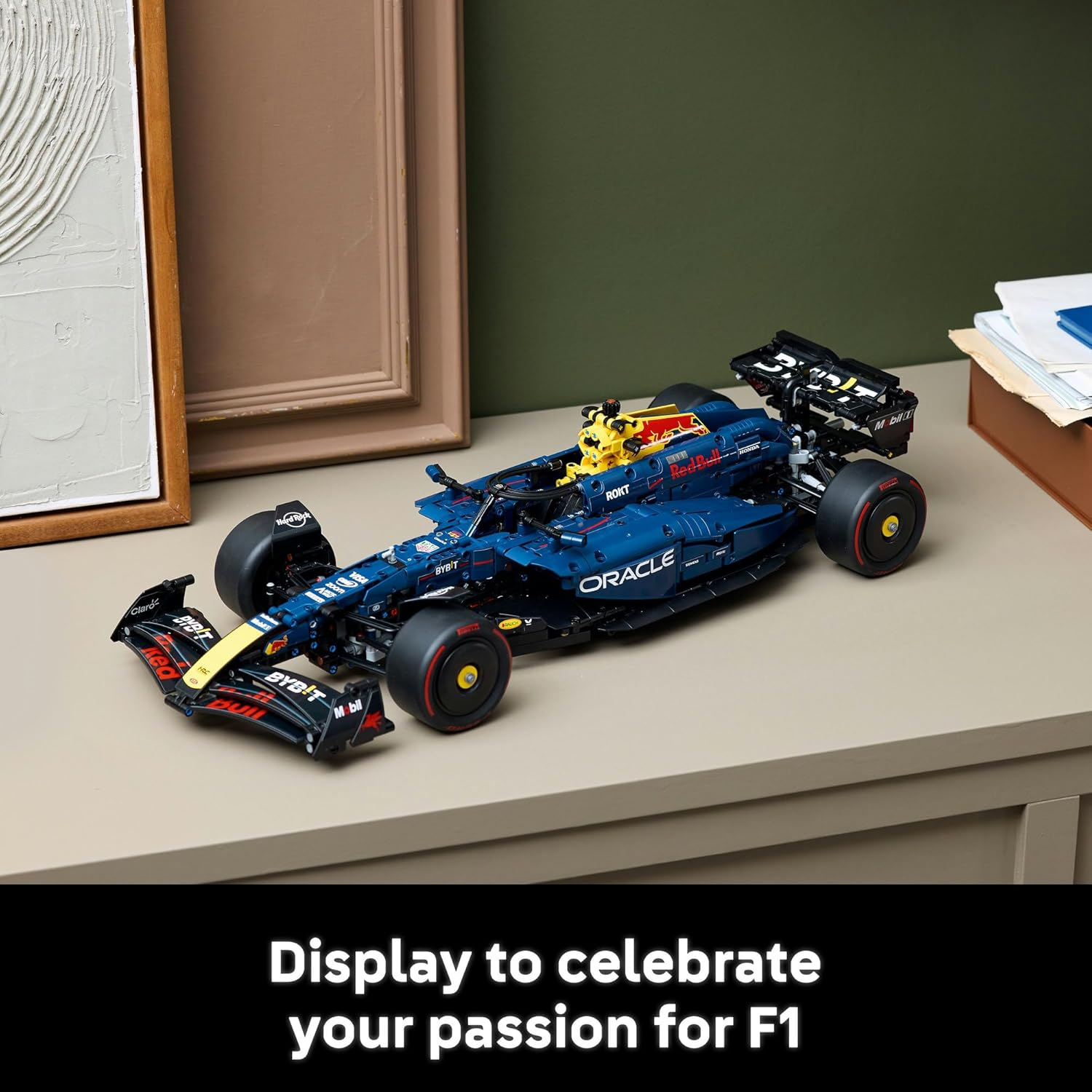 LEGO&reg; Technic&trade; Oracle Red Bull Racing RB20 F1 Car 42206 Model Kit for Adults, Build Your Own Race Vehicle, Building Set Toys for Formula One Fans image number 5