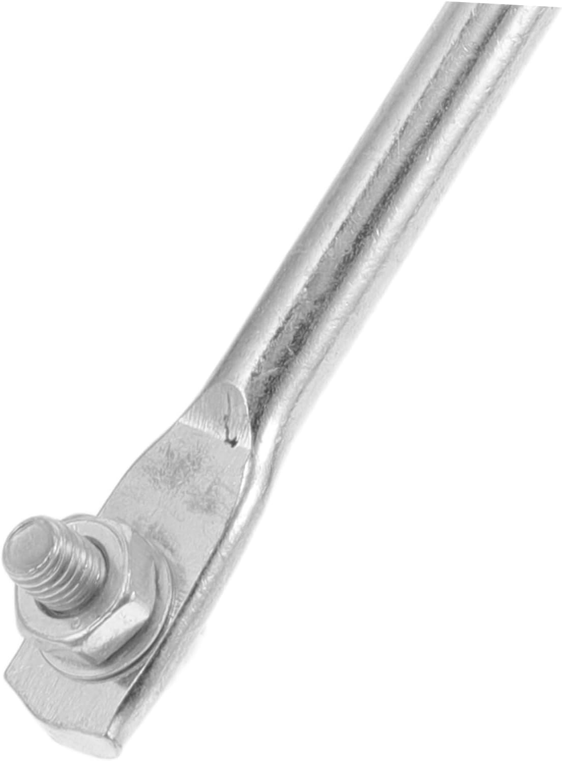 Ground Rod for Generators: 12Mmx300Mm Solid Copper Earth Pin - Earthing Grounding Bar for Home Backup Systems Antenna Grounding & Electric Fence - Silver image number 4