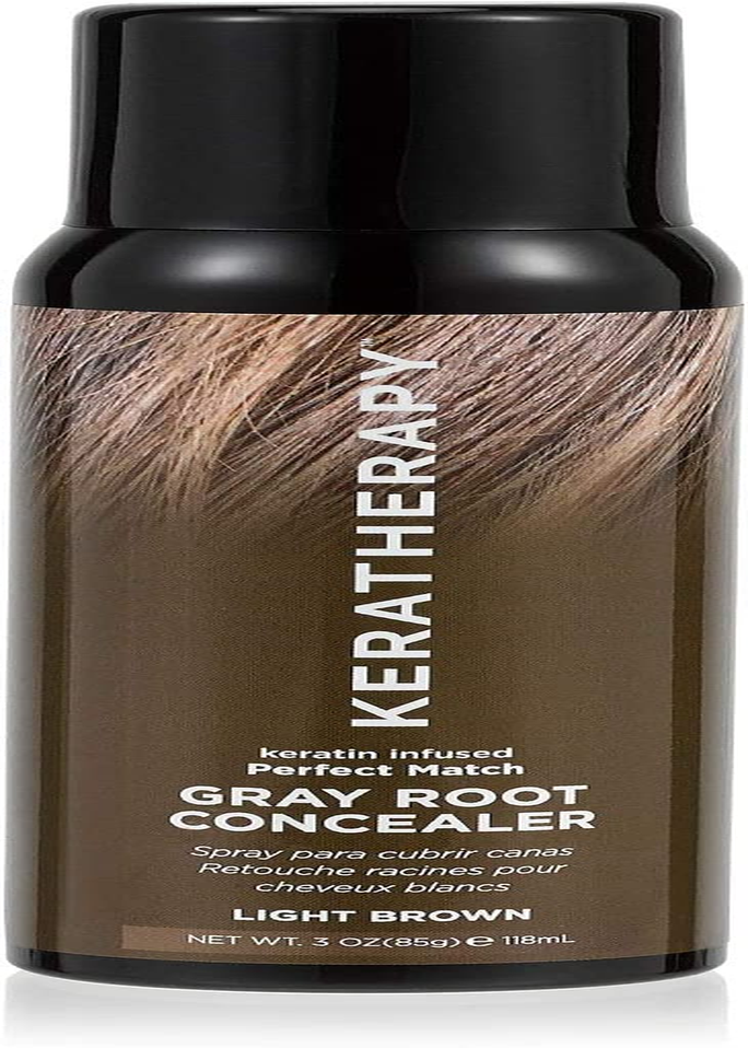 Keratherapy Gray Root Concealer 118 Ml, Light Brown, 118 Ml image number 1