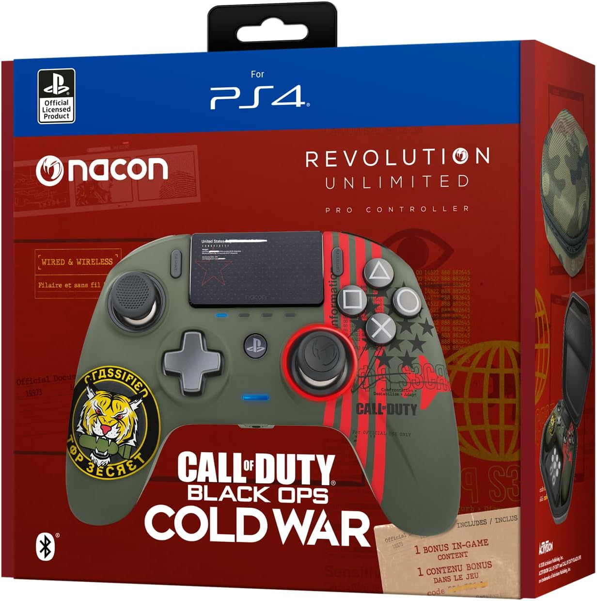 NACON Revolution Pro Unlimited Controller - COD Cold War Edition - Playstation 4 image number 5