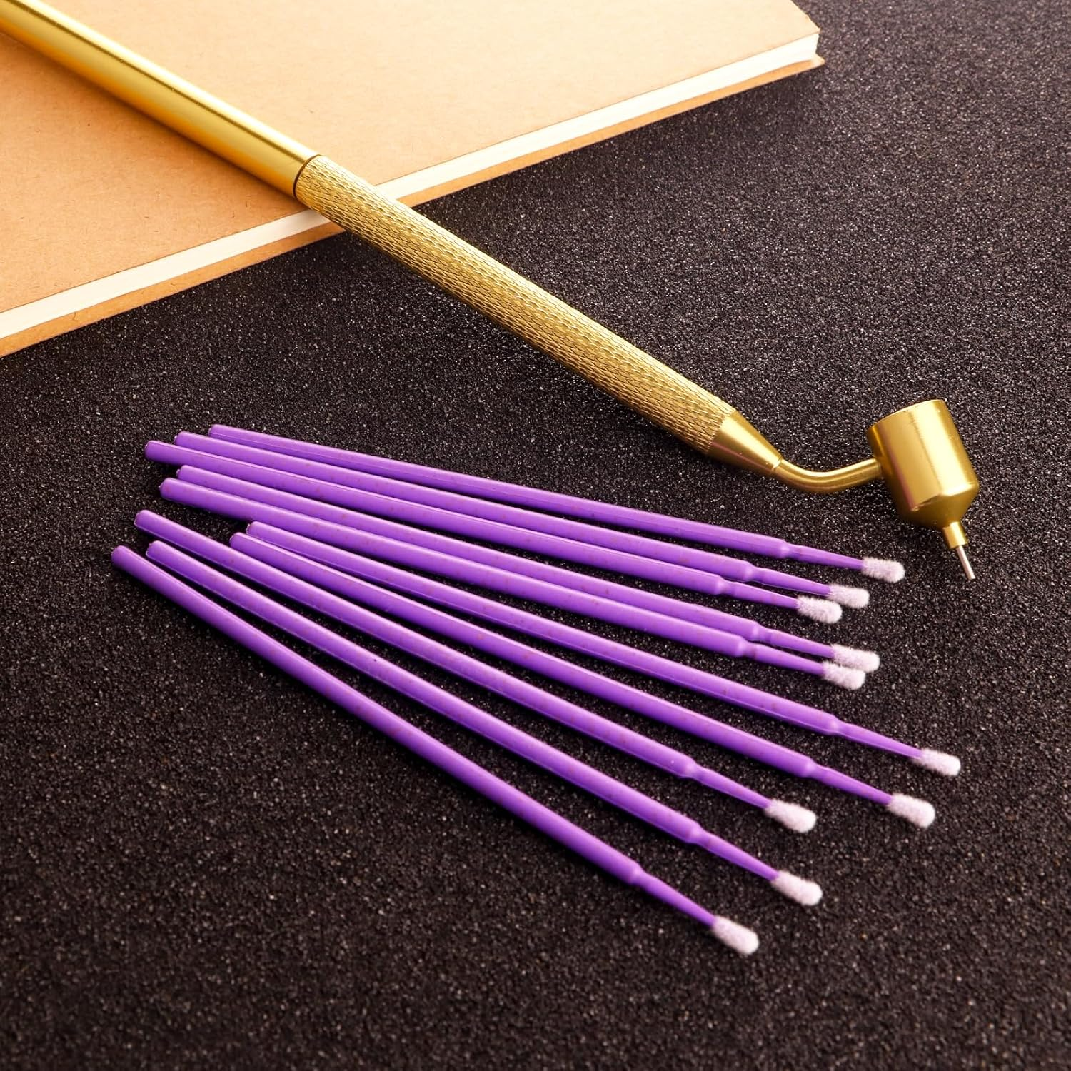 Detailing Fine Line Fluid Writer Paint Applicator Pen, 100 Pack 0.5 Mm Touch up Paint Brushes, Paint Applicator with Heat Accumulator for Car Repair Chips Car Scratches image number 5