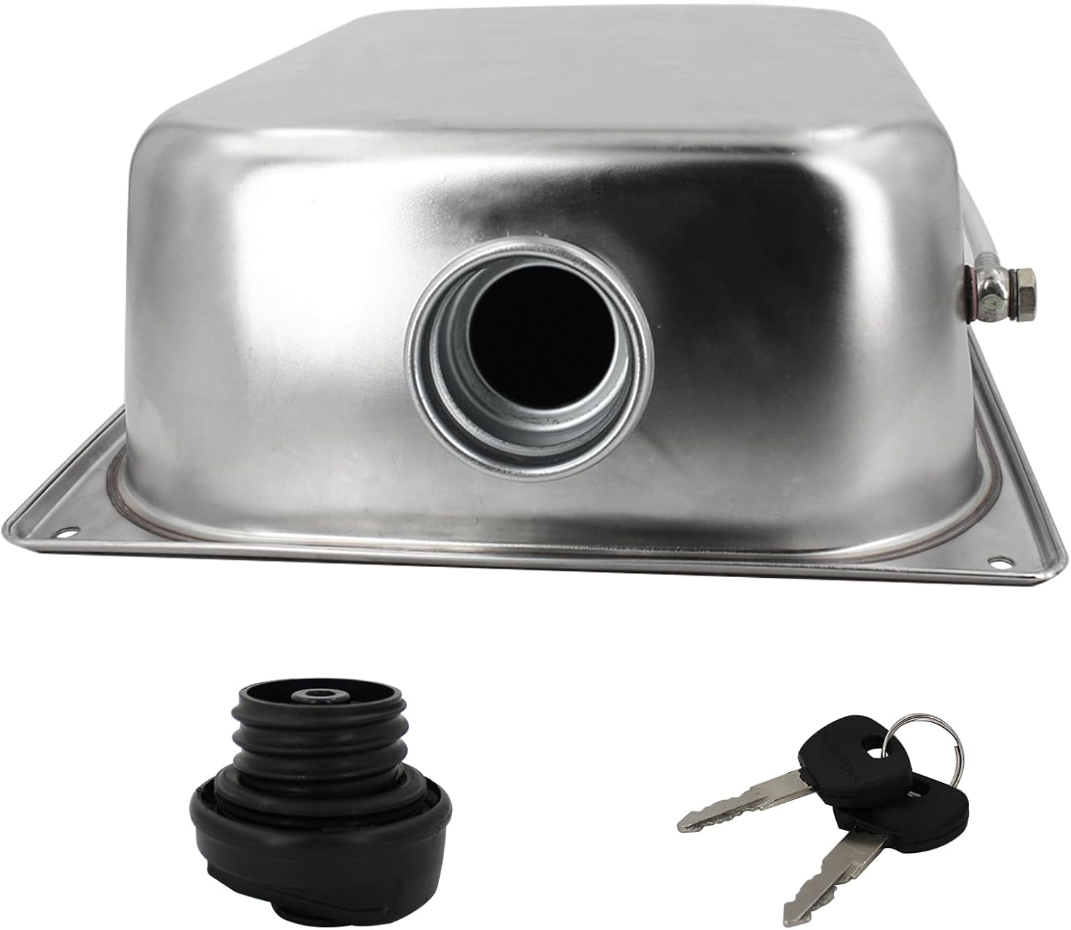 Acbbmns 8L Air Diesel Heater Fuel Tank with Lock and 2 Keys, Stainless Steel Petrol Fuel Tank for Cars Trucks image number 5