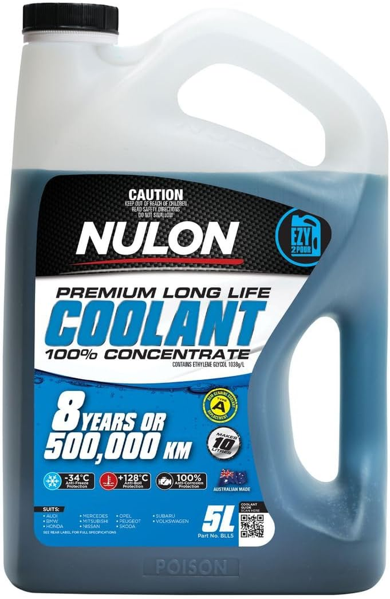 Nulon Long Life Concentrated Coolant 5 Liter, Blue