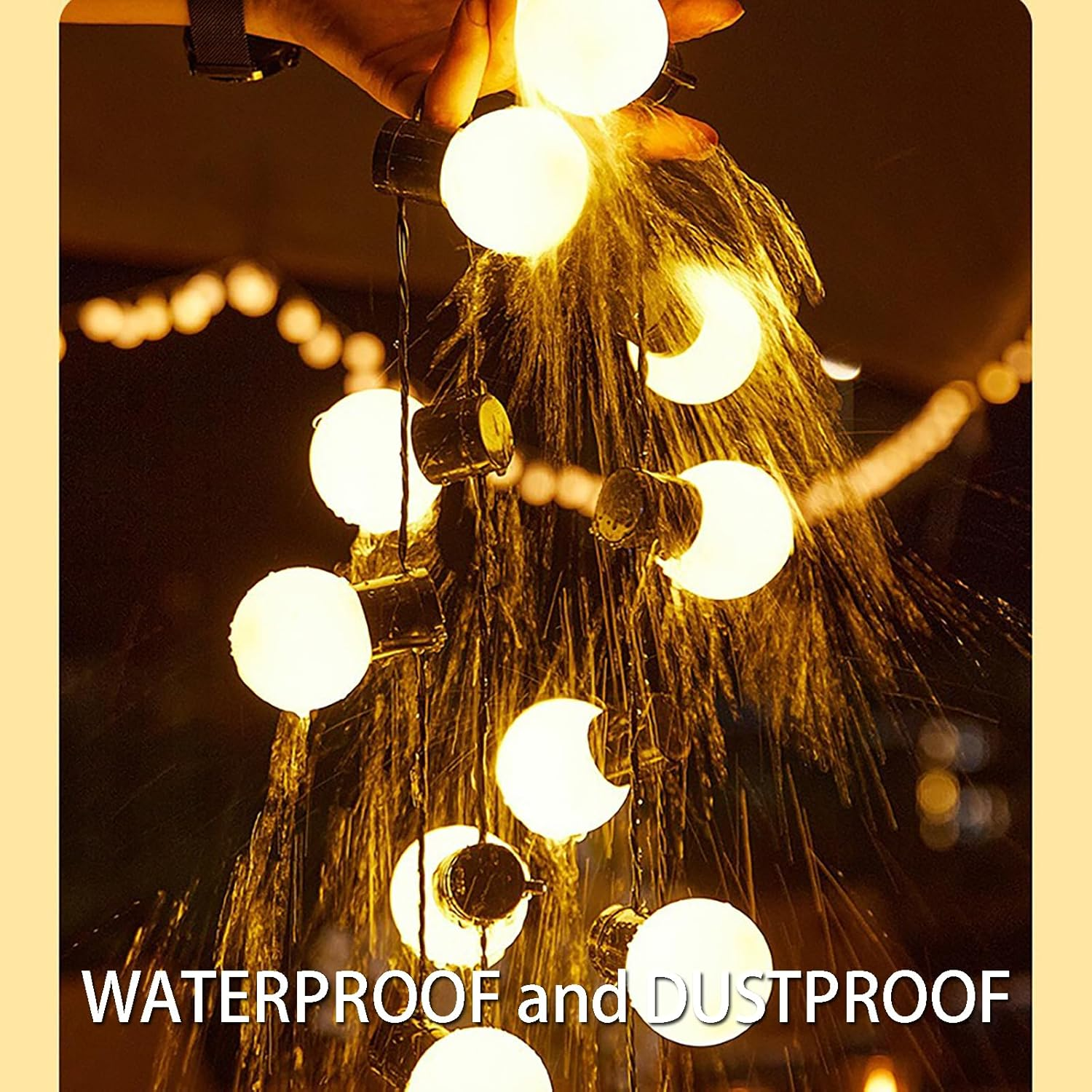 Outdoor String Lights, Christmas Patio Globe String Lights LED, 10M 40 Waterproof Commercial Grade Decorative Lights for Backyard, Garden and Party Outdoor Decor image number 5