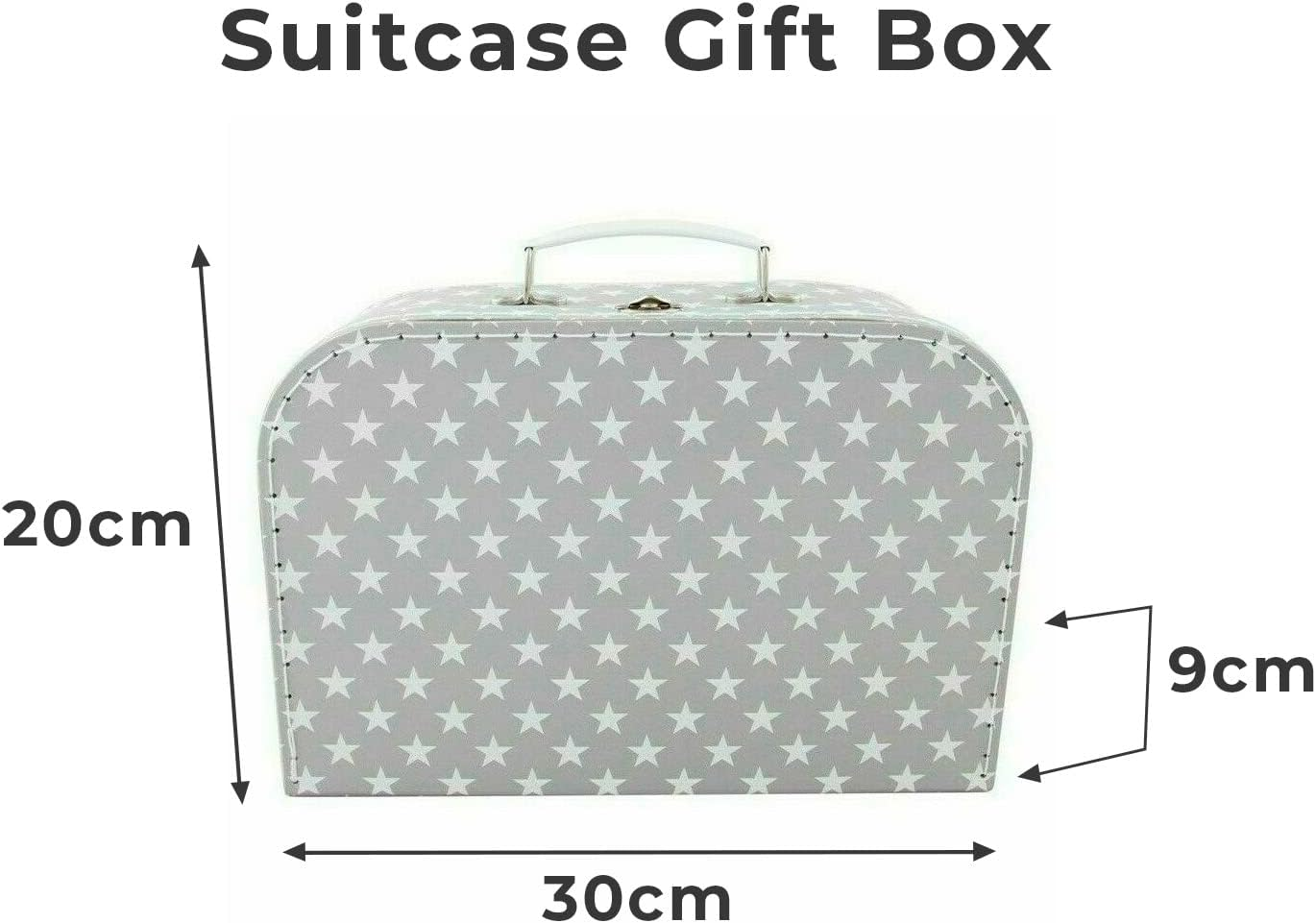 Hoolaroo Baby Blanket New Baby Girl Gifts Newborn Box Fleece Blanket, Pink Deer Fawn Comforter, Knit Booties, Hamper Suitcase Pink Gifts Present Girls - Blue Elephant image number 4