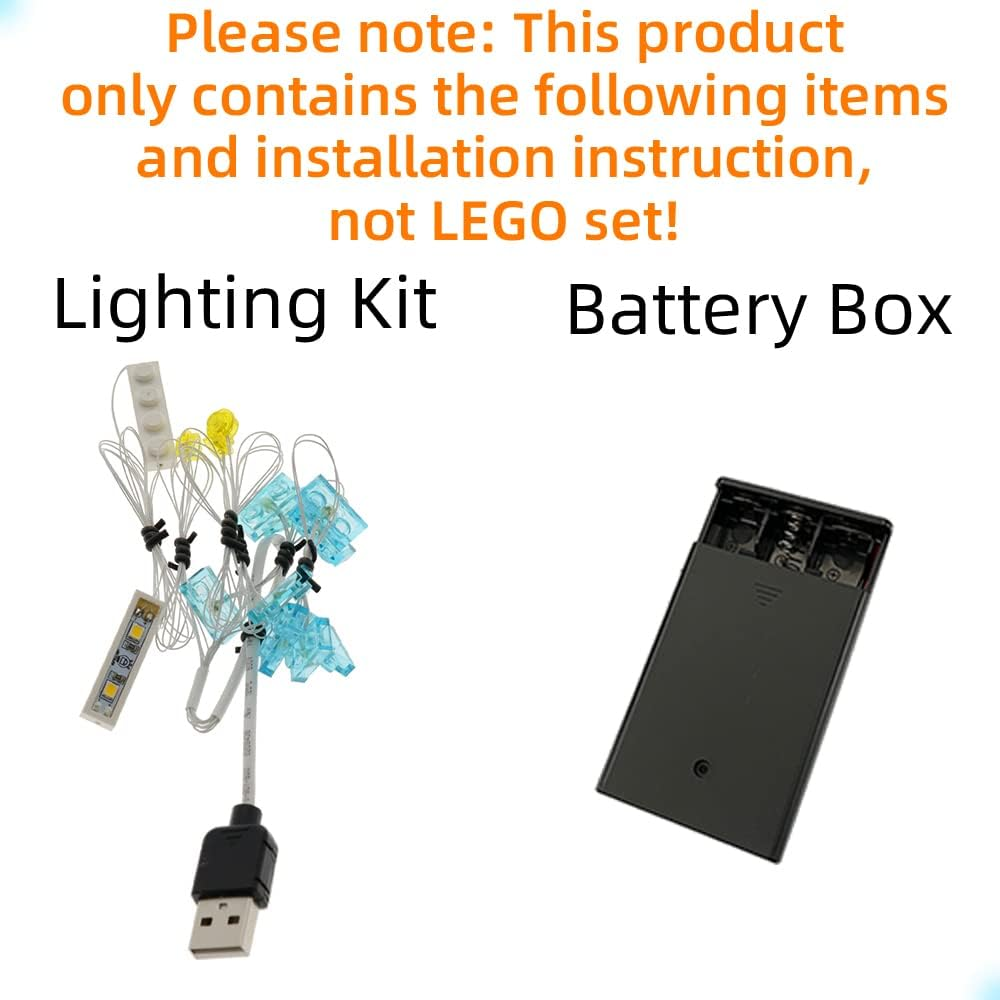 GEAMENT LED Light Kit Compatible with  Imperial Shuttle - Lighting Set for 75302 Building Model (Model Set Not Included) image number 6