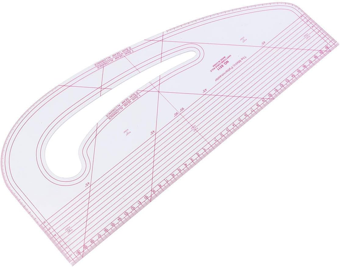 Hvlystory Pattern Maker Fashion Designing Ruler Multi Purpose Garment Making Marking Curve Ruler image number 2