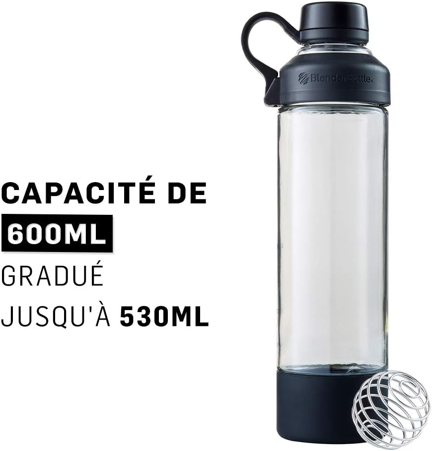 Blenderbottle Mantra Shaker Bottle 20-Ounce* Black image number 3