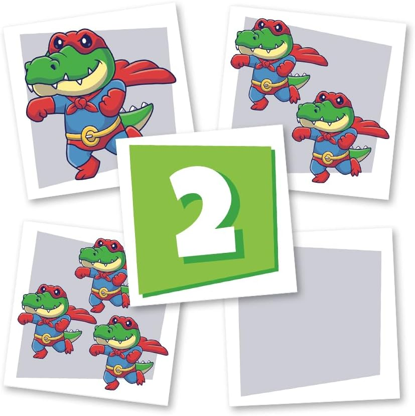 Counting Crocs | Age 3+ | Family Board Game | a Game for Aussies, Designed by Aussies image number 1