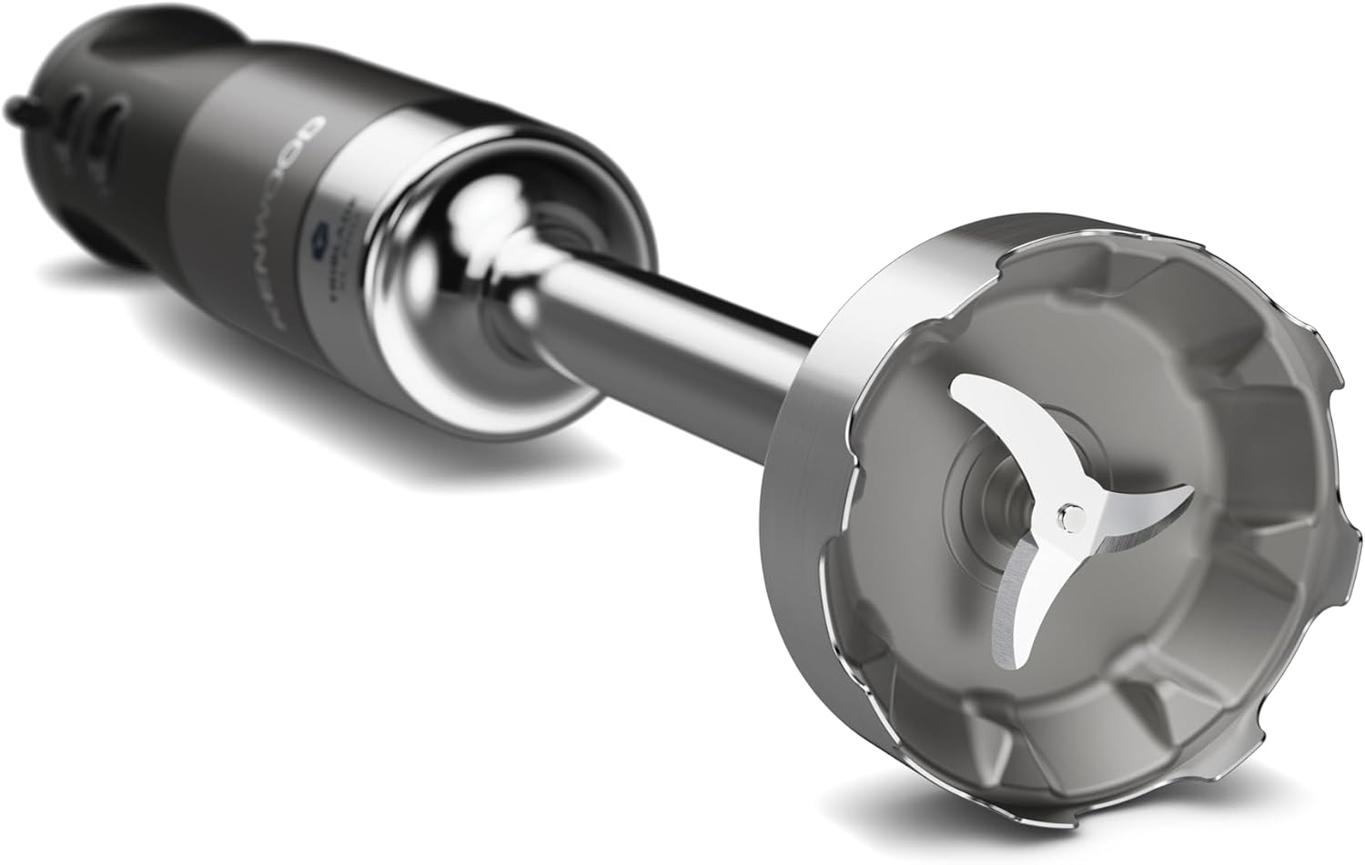 Kenwood Triblade XL Pro HBM80.322BK, Minipimer with Triblade System, Variable Speed + Turbo, Stainless Steel Shaft, Includes Chopper 500 Ml, Whisk, Emulsifier, 700 and 250 Ml Glasses, 1200 W, image number 4