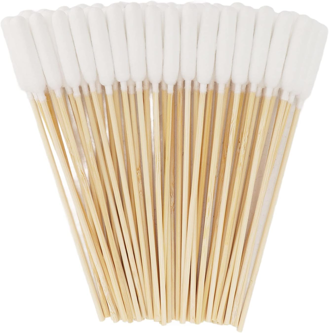 100Pcs Dog Cat Cotton Buds Professional Dirt Removal Bamboo Stick Cotton Swabs for Cleaning Dogs Ears image number 5