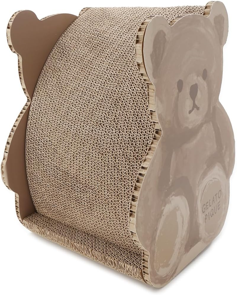 Gelato Pique Cat & Dog PAGG249099 BRW F Bear Motif Nail Sharpener, Braun, F image number 4