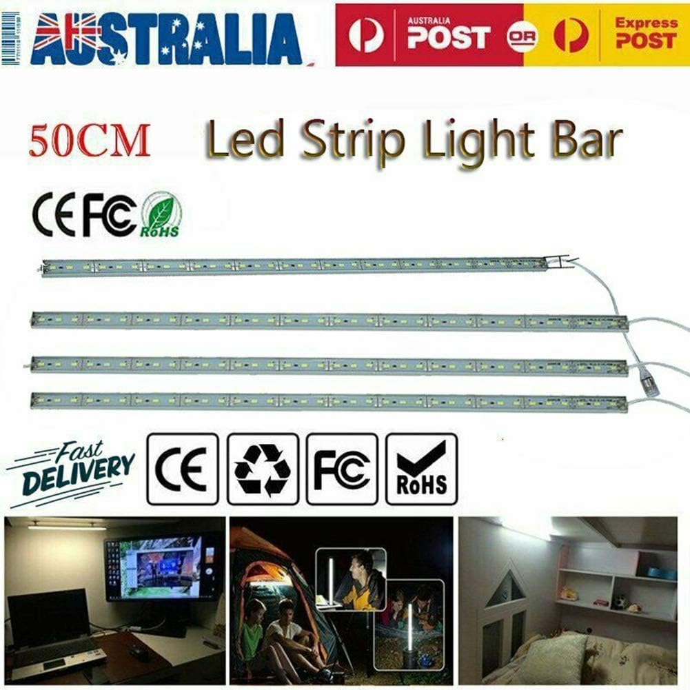50CM Strip Light Bar Camping Boat Fishing Caravan 4WD12V 8520 LED (4PCS) - 8Pcs image number 4