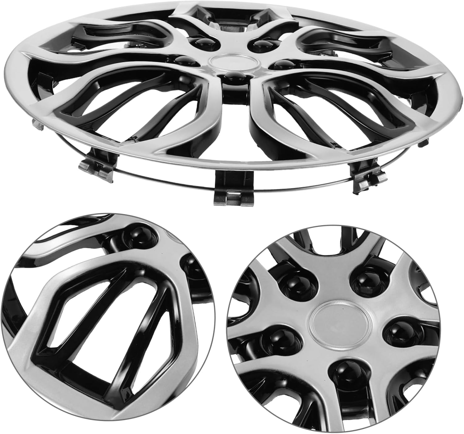 ASAKKURA Automotive Wheel Covers Replacement for Car Wheel Rim Cover Fashionable Design image number 2