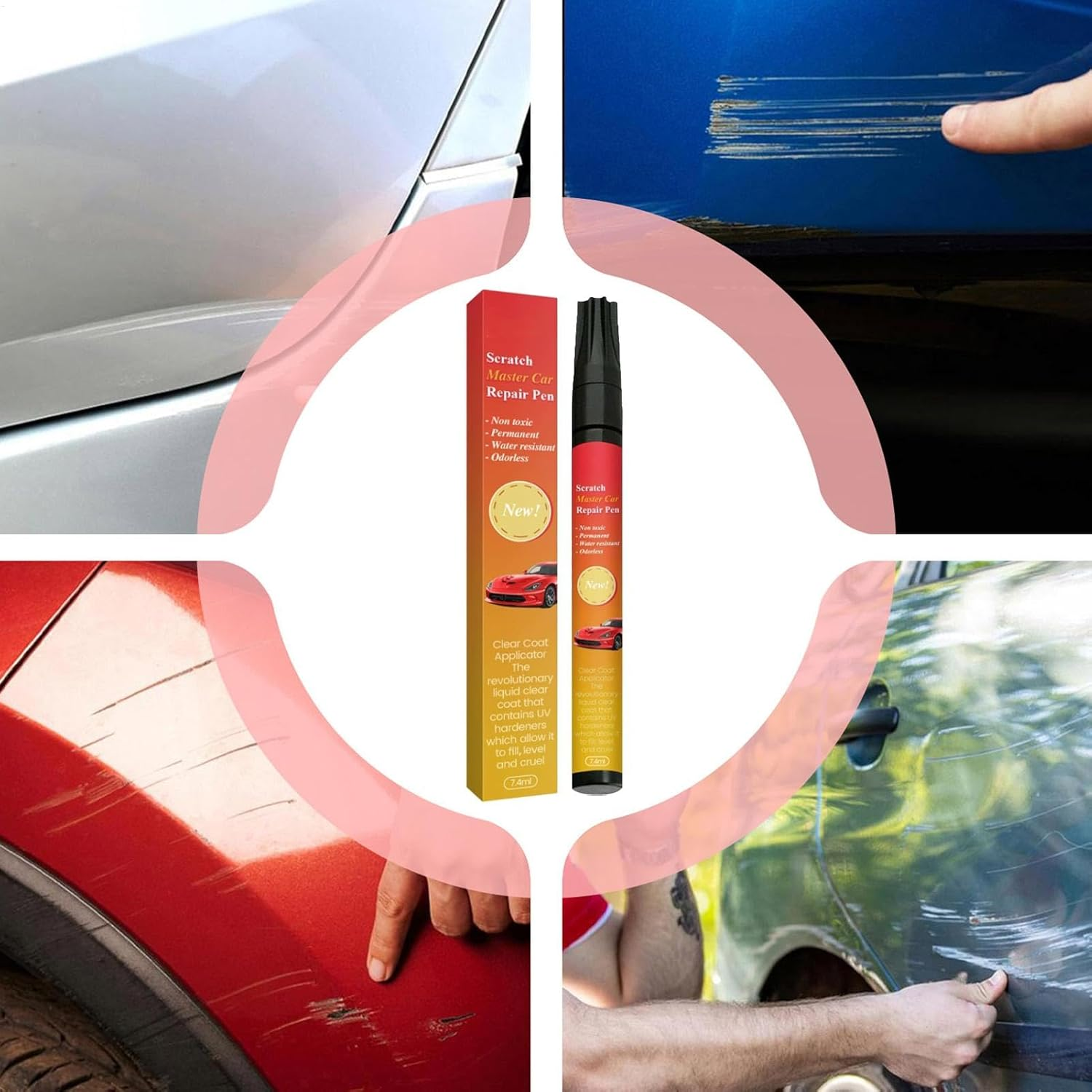 Car Scratch Remover Pen - Vehicle Touchup Paint - Professional Automotive Scratches Remover Pen, Easy to Use, Fast and Effective Repair image number 3