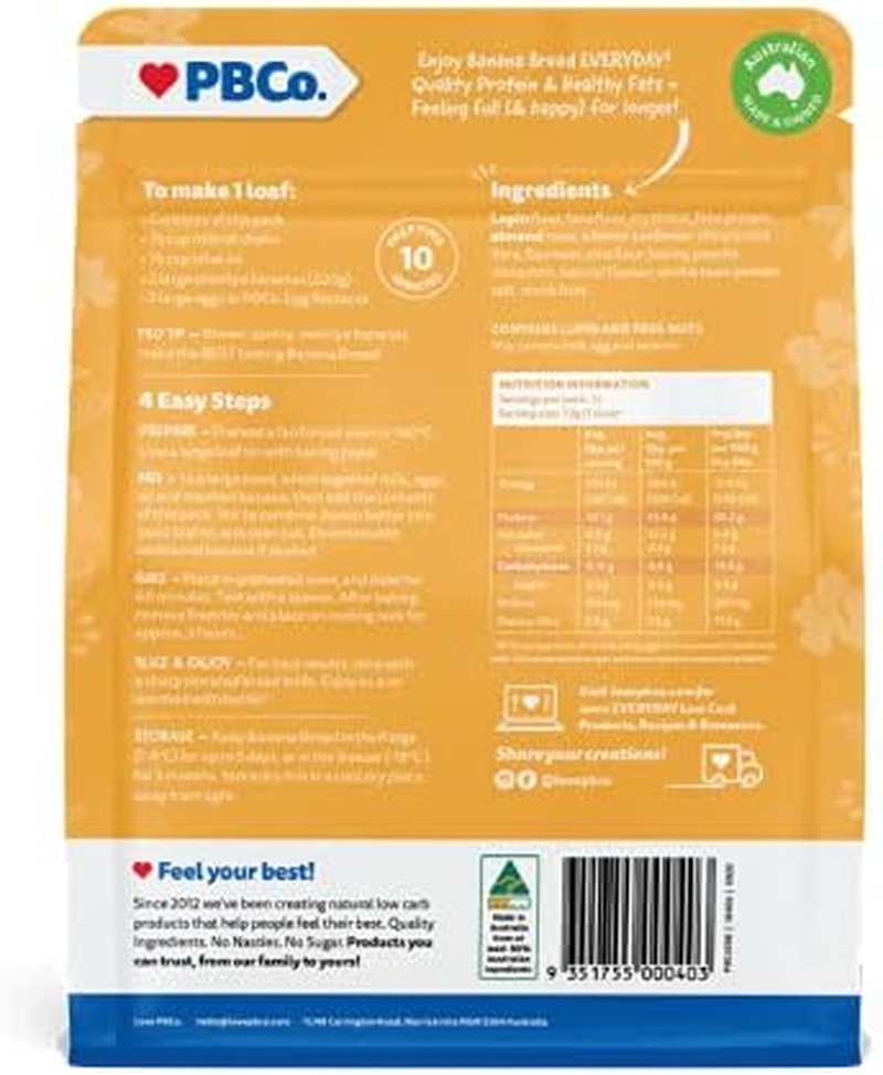 Pbco. Plant Protein Banana Bread Mix - 340G image number 4