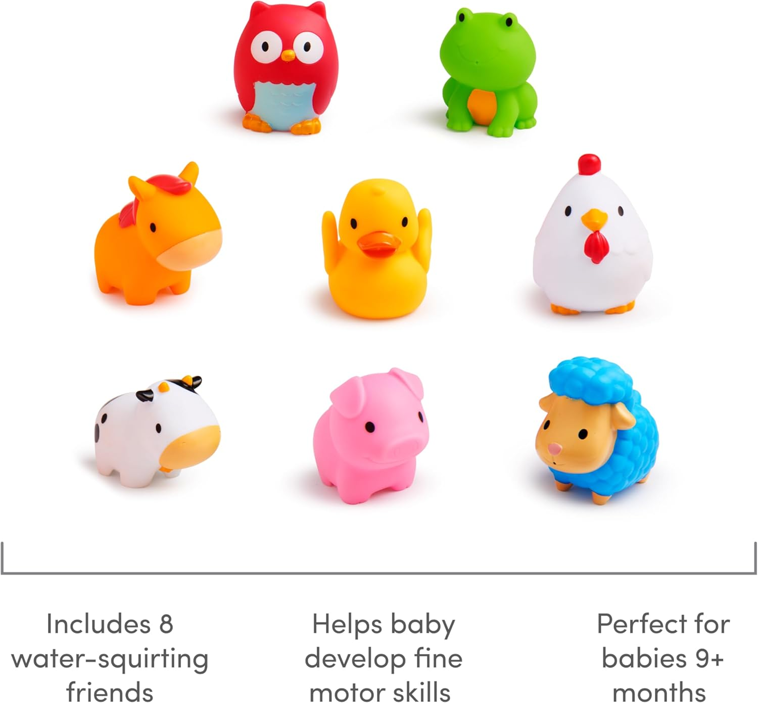 Munchkin Farm Bath Squirts 8 Pack