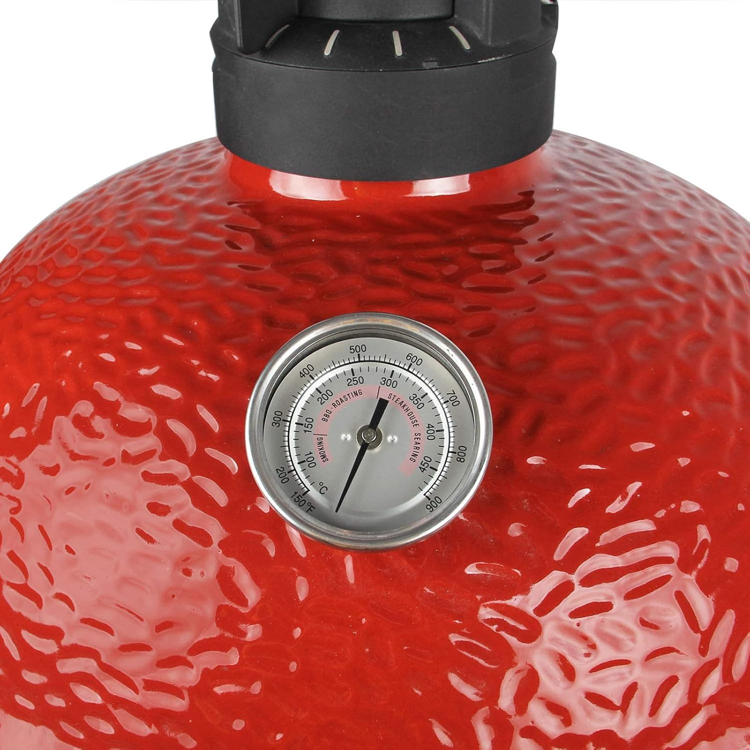 BBQ Temperature Gauge Waterproof Large Face for Kamado Joe Barbecue Charcoal Grill - Stainless Steel 150-900&deg;F Cooking Thermometer for Oven Wood Stove Accessories - Easy Setup image number 1