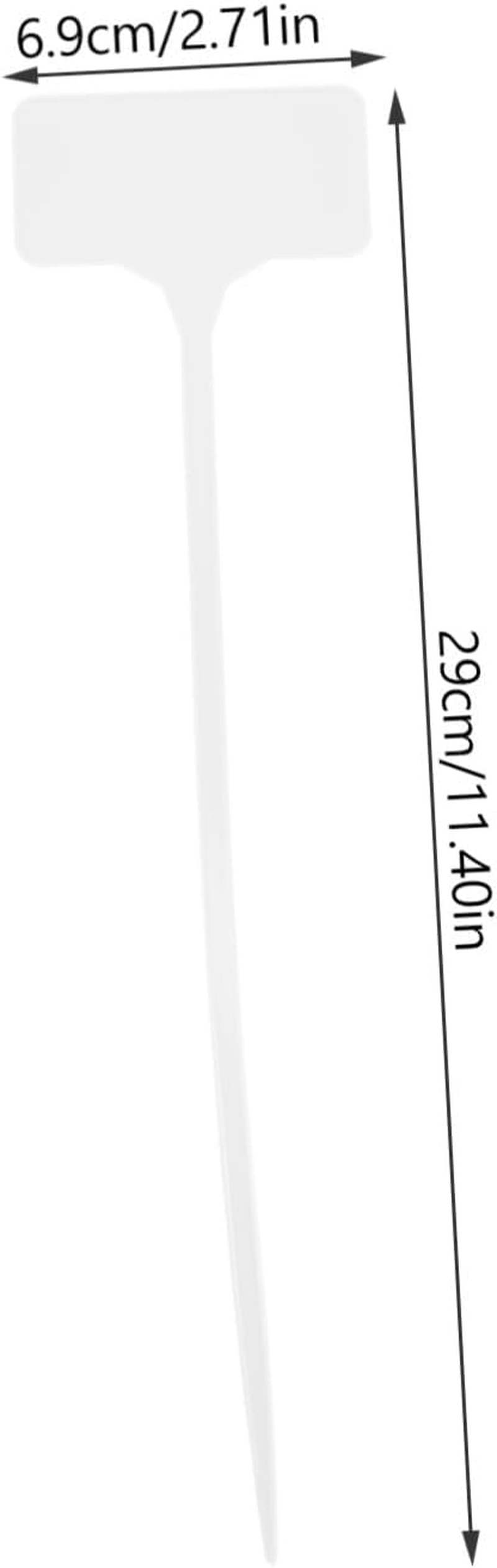 PHENOFICE 50Pcs Plant Labels Replaceable Garden Markers Safe Practical Plant Tags Compact Easy to Use Decorative Garden Supply image number 2