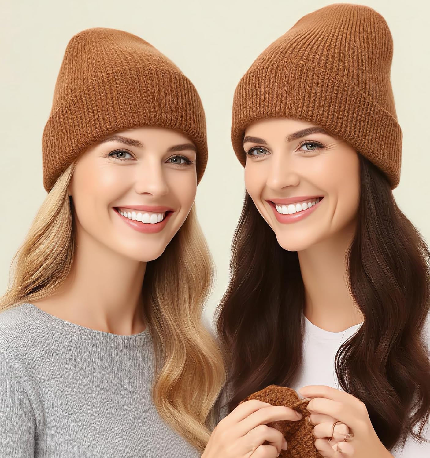 BUYUP Toddler Beanie Baby Boys Girls Beanies Kids Winter Hats Children Knit Warm Caps image number 1