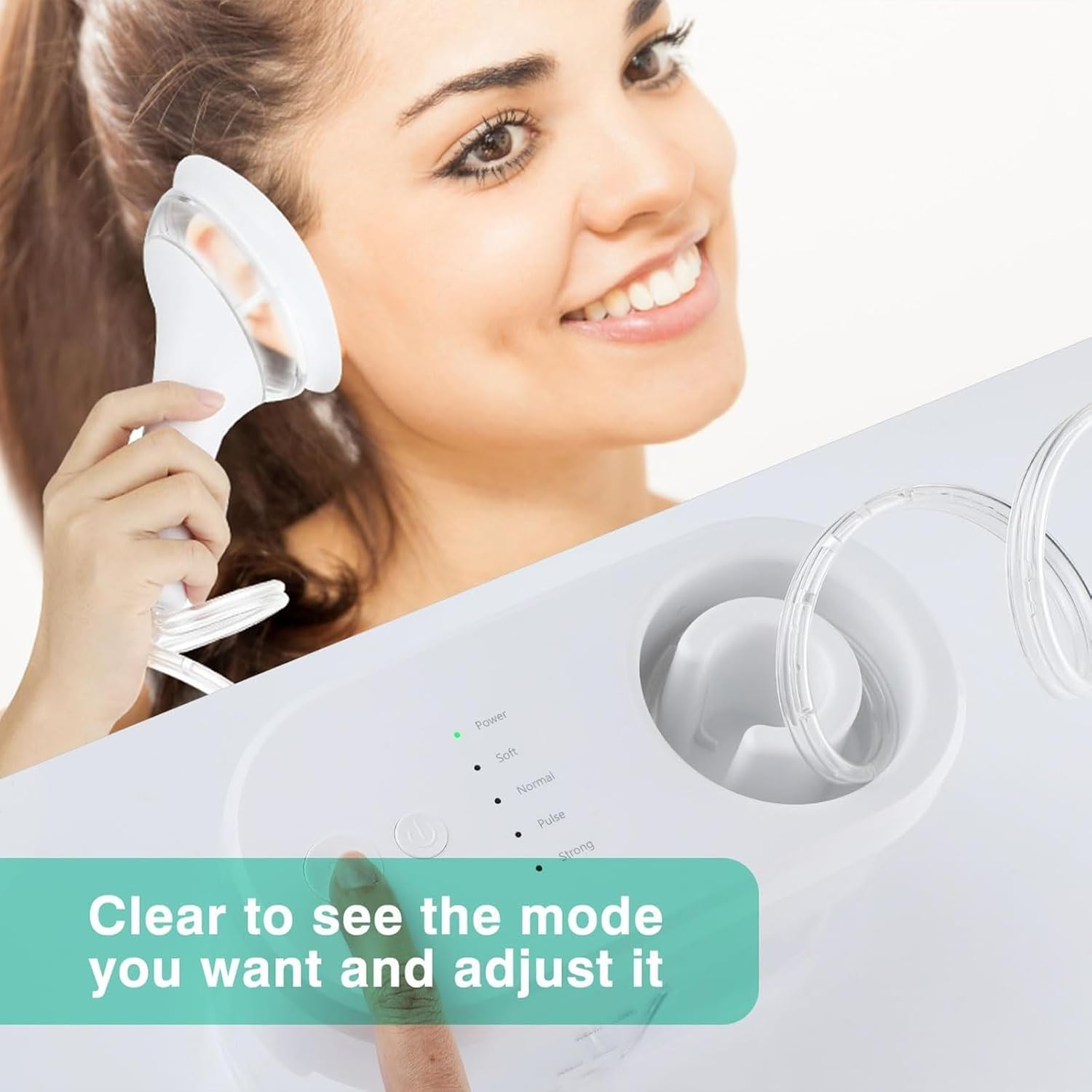 Oolong Water Powered Ear Cleaner for Adults & Kids | Rechargeable Earwax Remover with 10 Bpa-Free Tips, 4 Pressure Modes & Auto-Drain Tank, Triple Spray Design